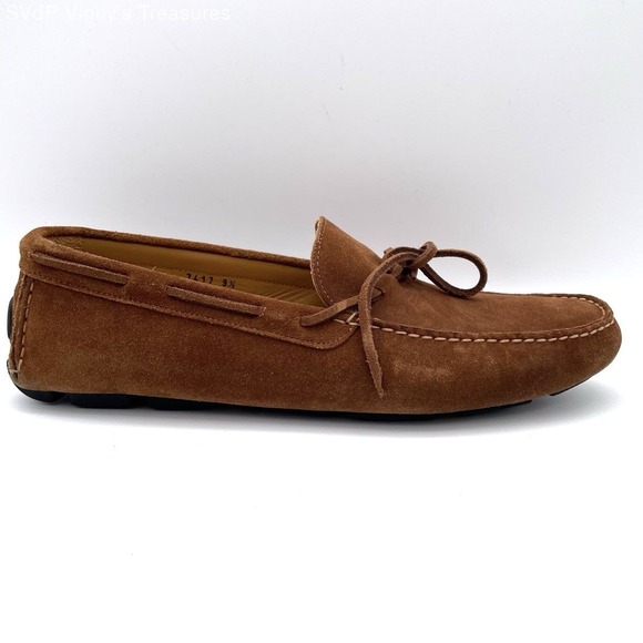 Cobbler Union Other - Cobbler Union 7417 Brown Suede Tie Driving‎ Loafers Size 9.5